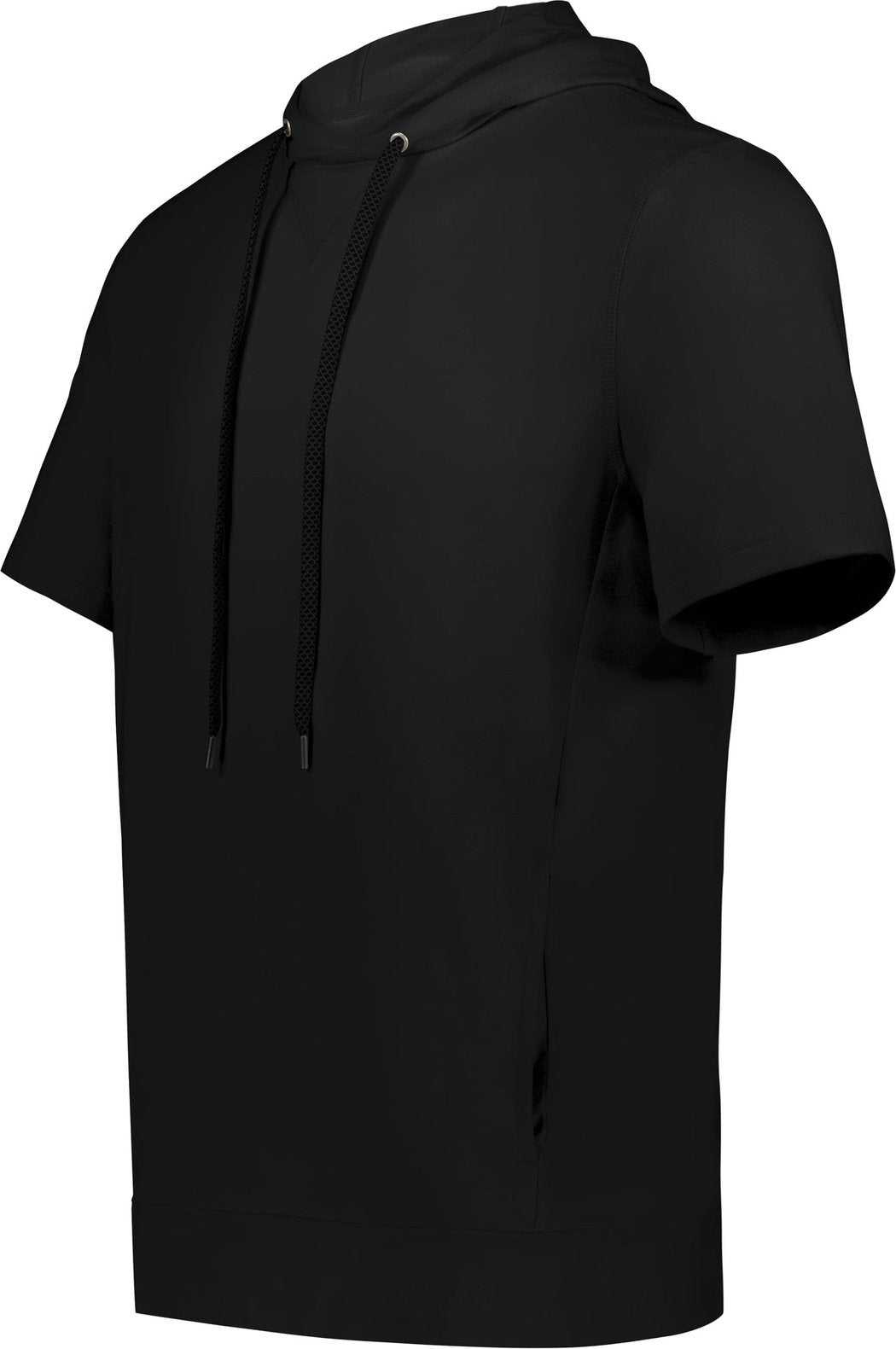 Holloway 222505 Ventura Soft Knit Short Sleeve Hoodie - Black