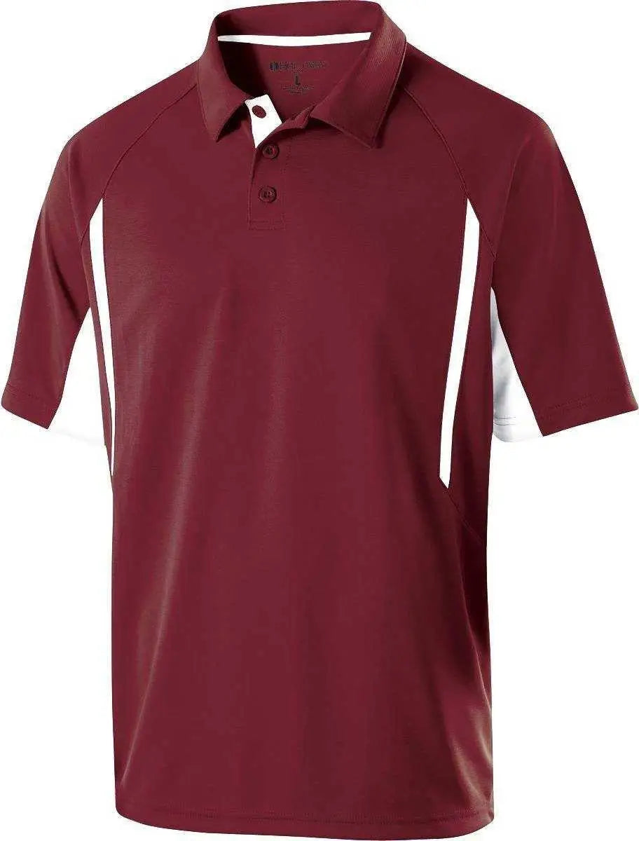 Holloway 222530 Avenger Polo Short Sleeve - Cardinal White