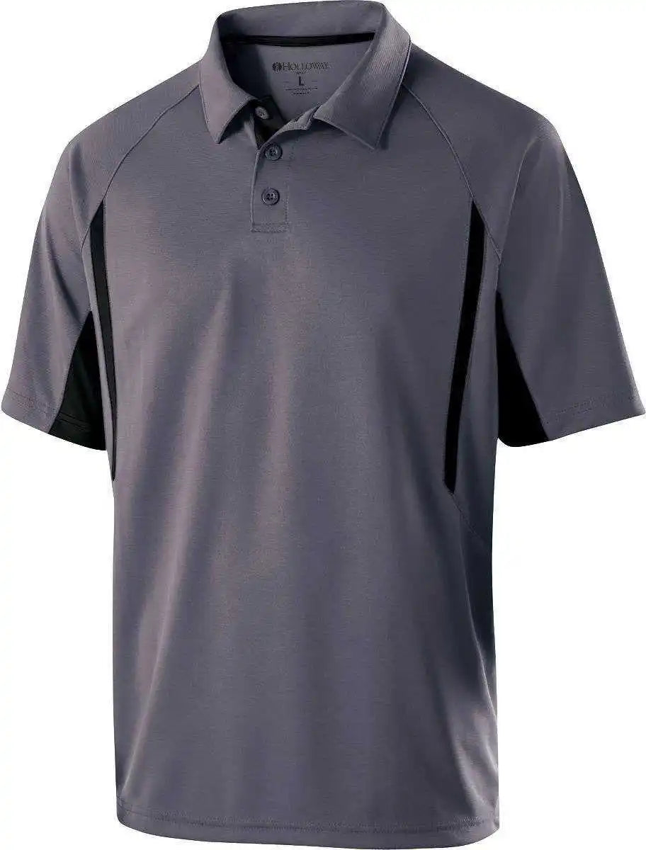 Holloway 222530 Avenger Polo Short Sleeve Graphite Black