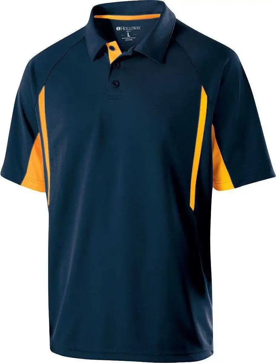 Holloway 222530 Avenger Polo Short Sleeve Navy Light Gold