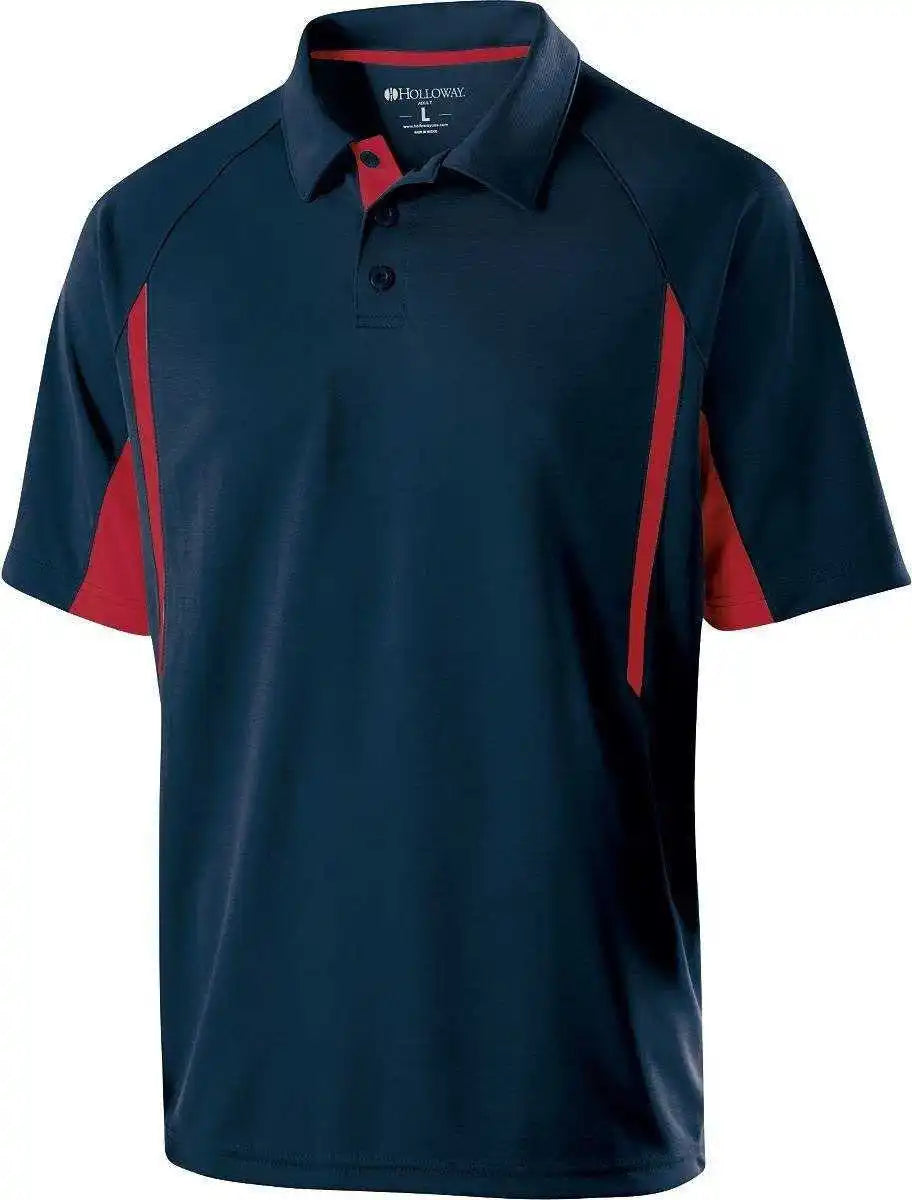 Holloway 222530 Avenger Polo Short Sleeve Navy Scarlet