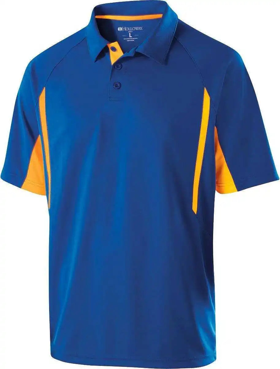Holloway 222530 Avenger Polo Short Sleeve Royal Light Gold