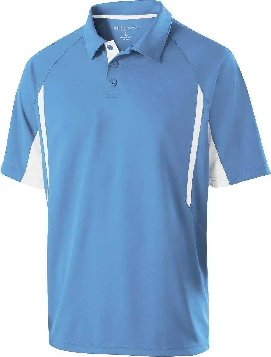 Holloway 222530 Avenger Polo Short Sleeve University Blue White