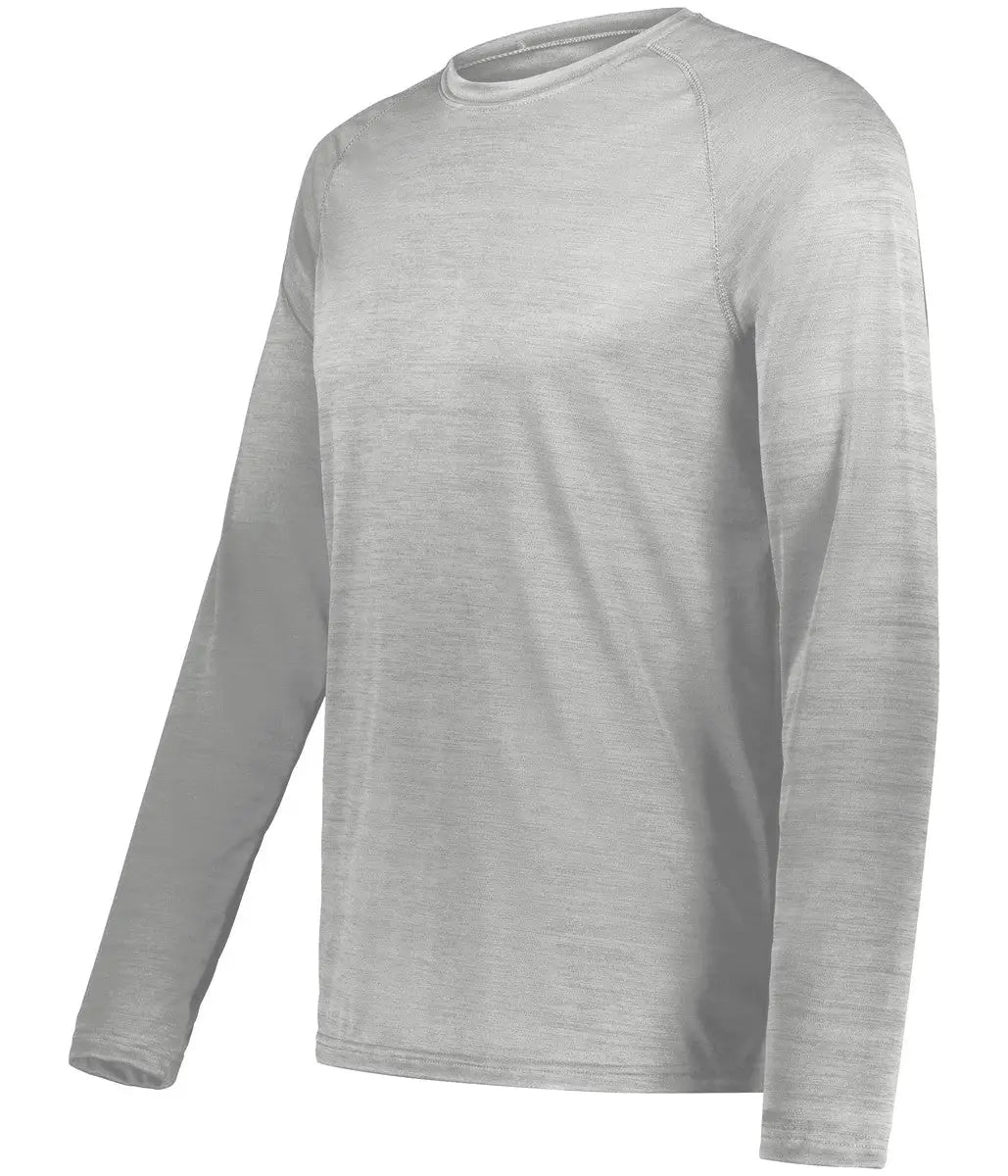 Holloway 222559 All-pro L/s Tee - Athletic Gray Heather