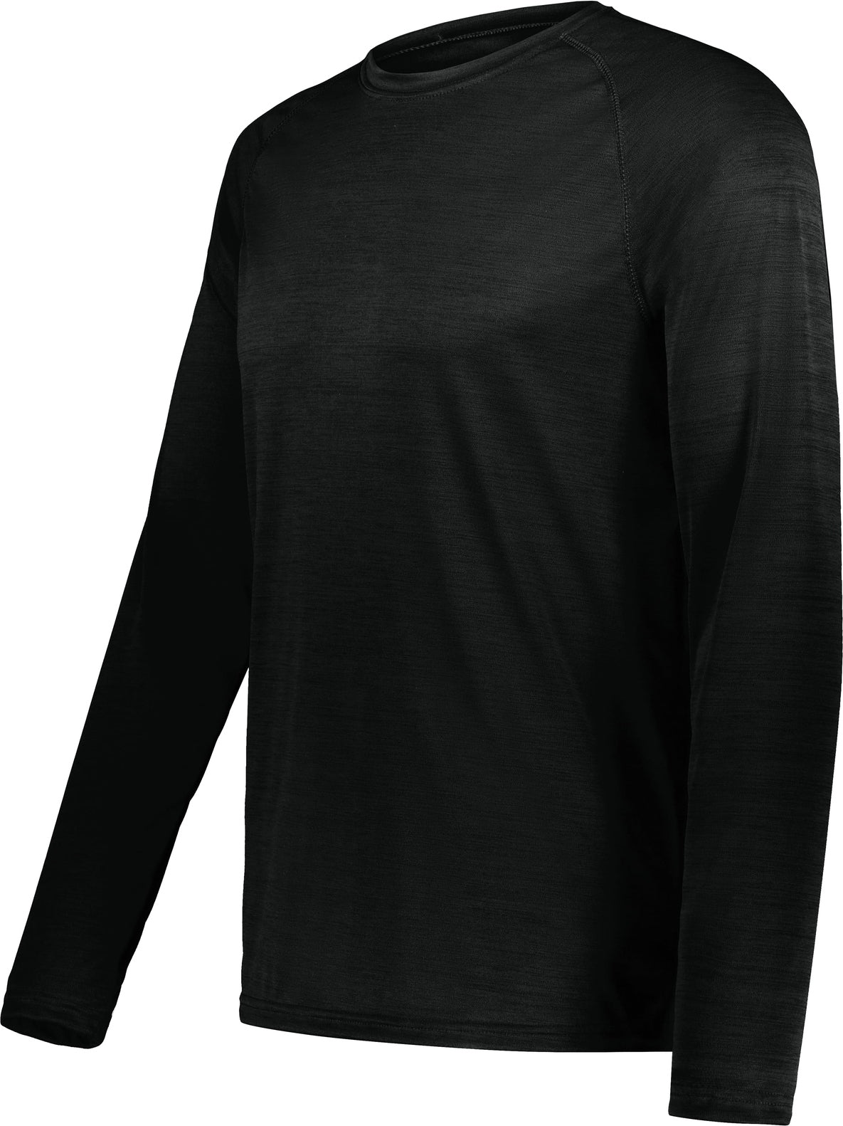 Holloway 222559 All-pro L/s Tee - Black Heather - Adult s