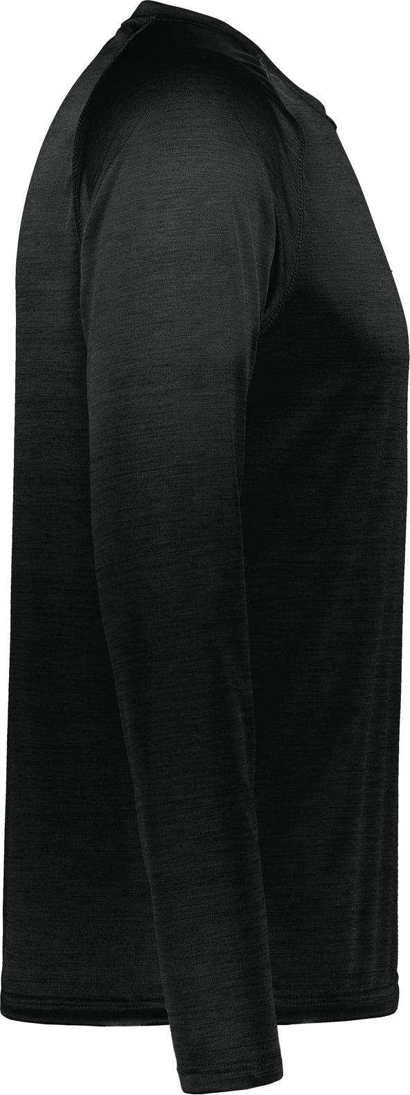 Holloway 222559 All-pro L/s Tee - Black Heather