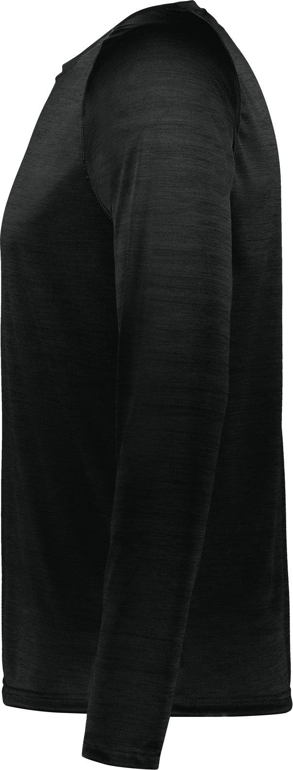 Holloway 222559 All-pro L/s Tee - Black Heather