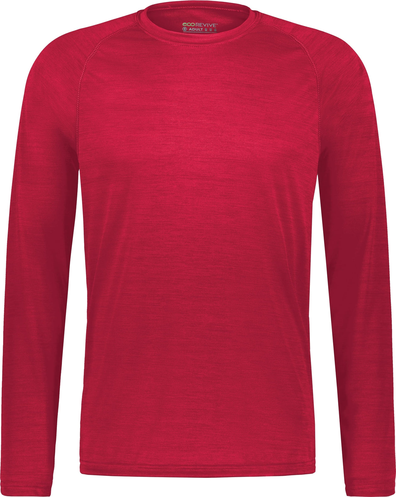 Holloway 222559 All-pro L/s Tee - Scarlet Heather - Red / Adult s