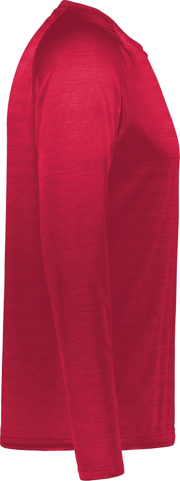 Holloway 222559 All-pro L/s Tee - Scarlet Heather