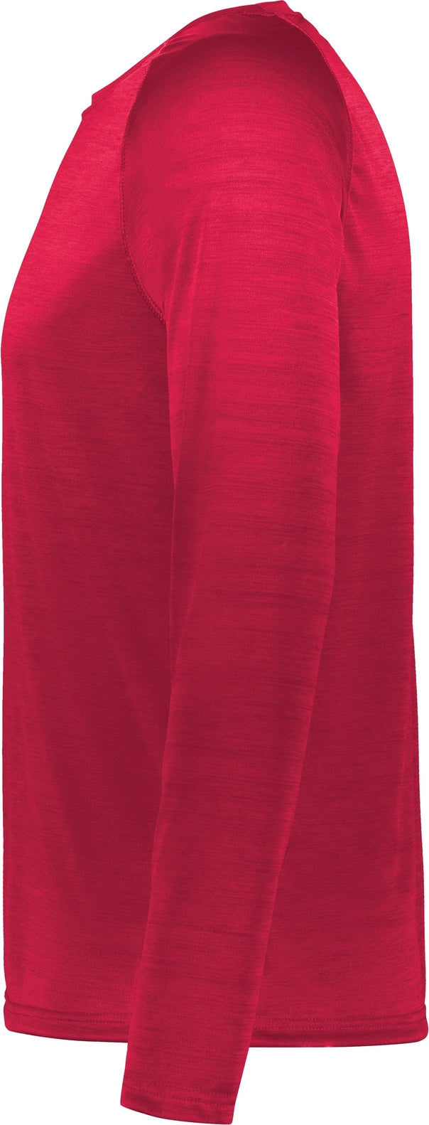 Holloway 222559 All-pro L/s Tee - Scarlet Heather