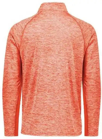 Holloway 222574 Electrify Coolcore Quarter-zip Pullover - Orange Heather