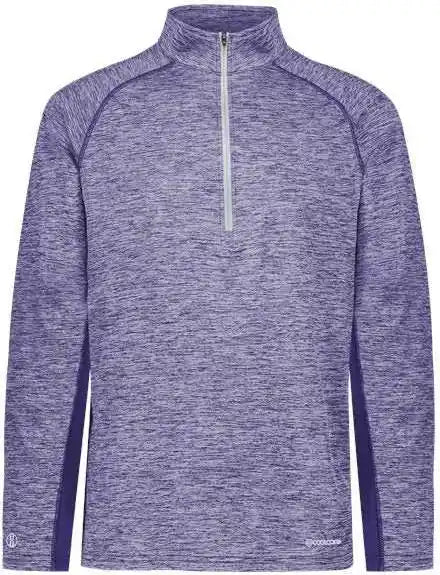 Holloway 222574 Electrify Coolcore Quarter Zip Pullover Purple Heather