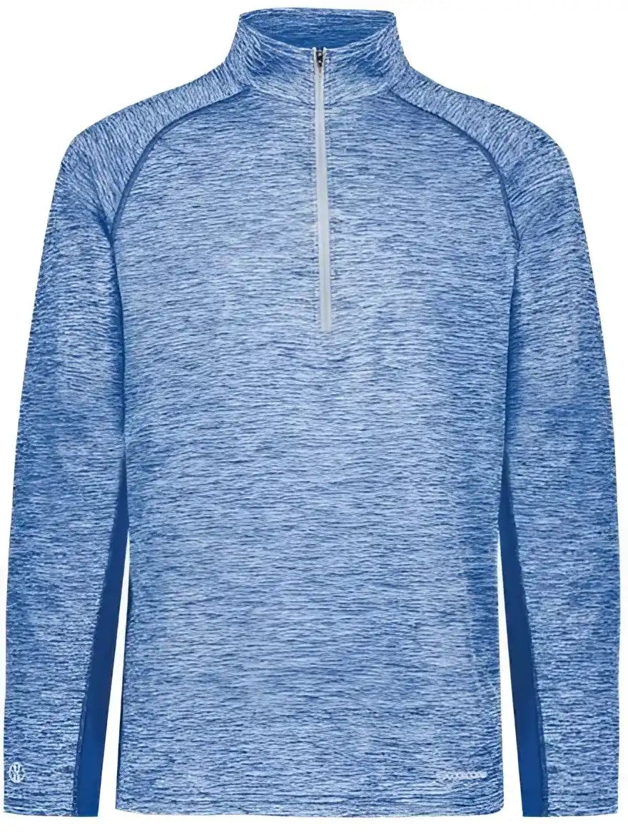 Holloway 222574 Electrify Coolcore Quarter-zip Pullover - Royal Heather