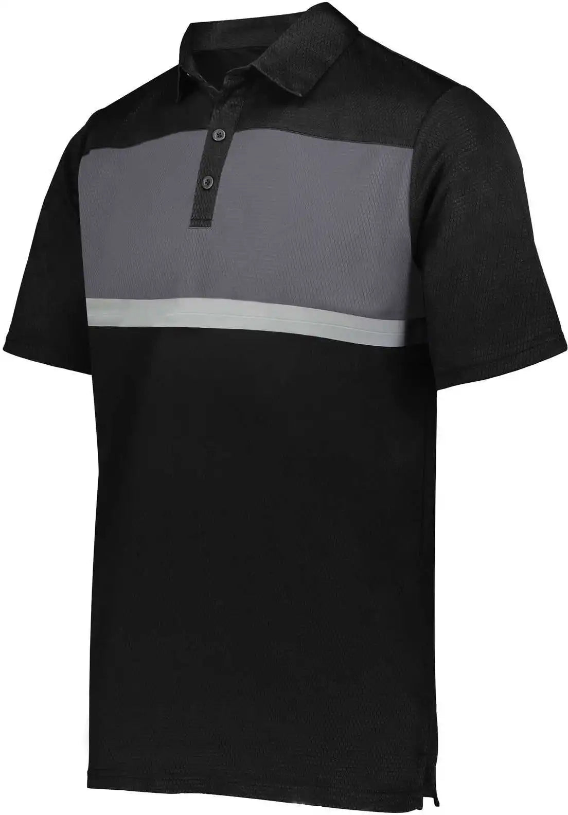 Holloway 222576 Prism Bold Polo - Black Carbon