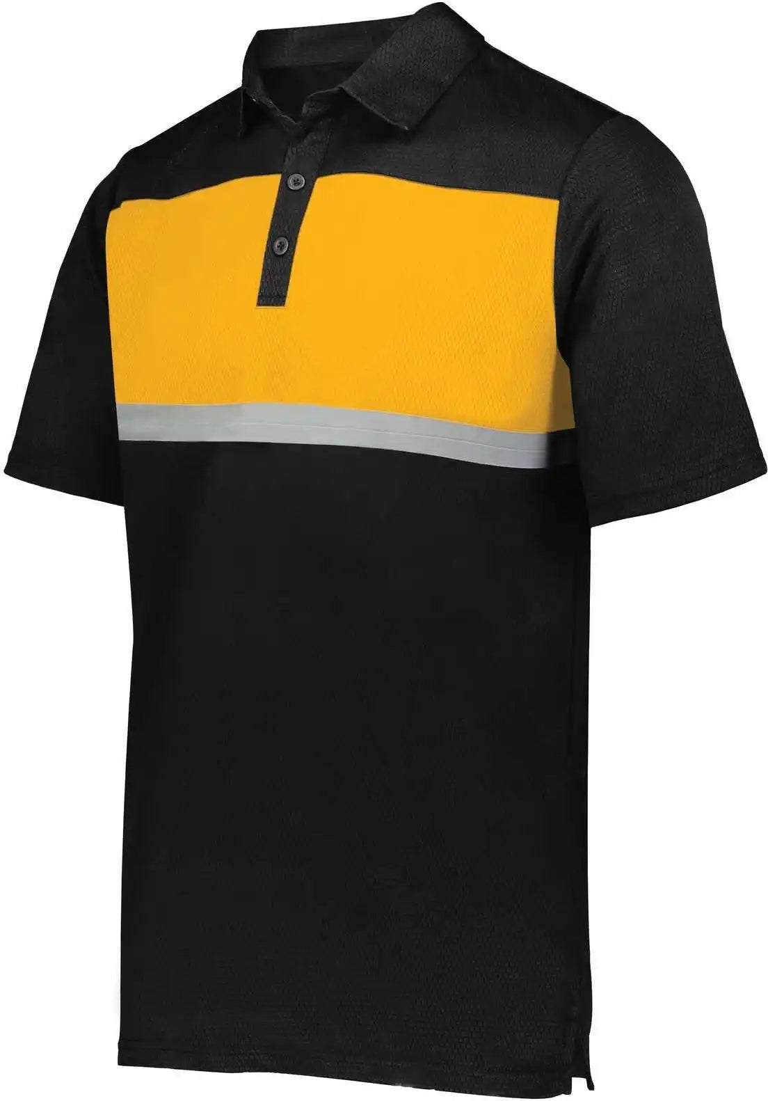 Holloway 222576 Prism Bold Polo - Black Gold
