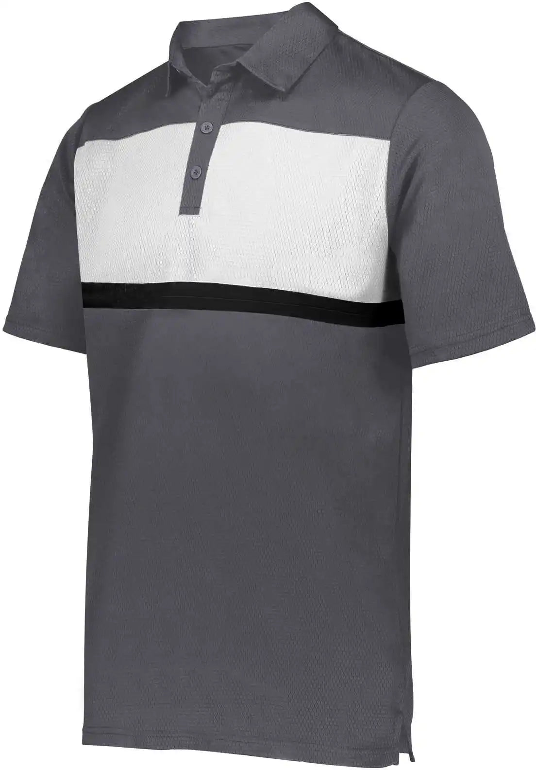 Holloway 222576 Prism Bold Polo Carbon White