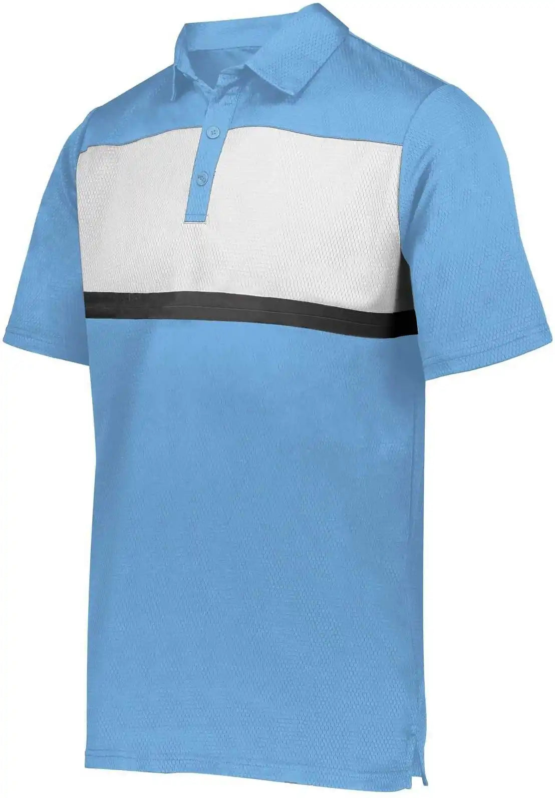Holloway 222576 Prism Bold Polo - Columbia Blue White