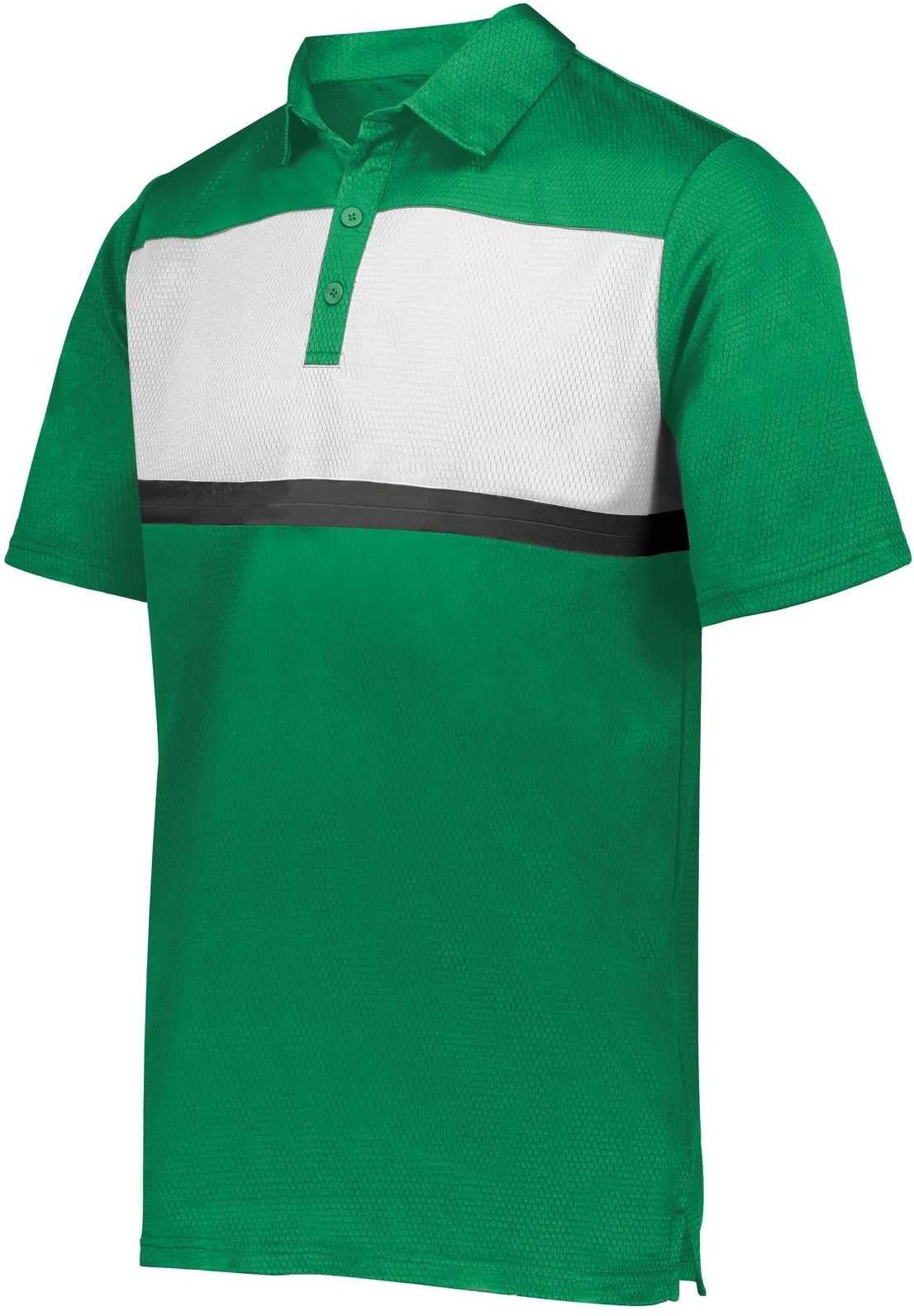 Holloway 222576 Prism Bold Polo - Kelly White