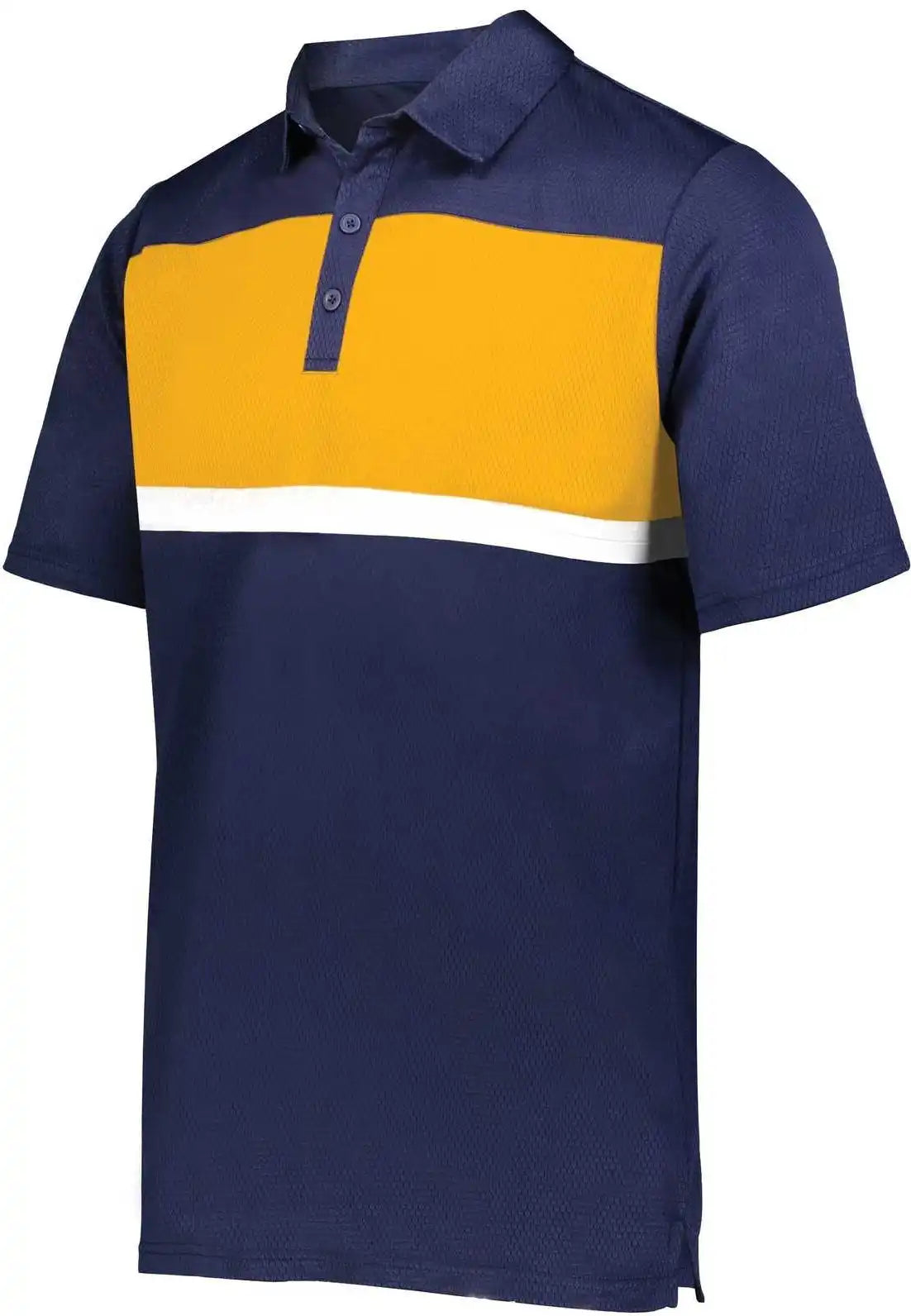 Holloway 222576 Prism Bold Polo - Navy Gold