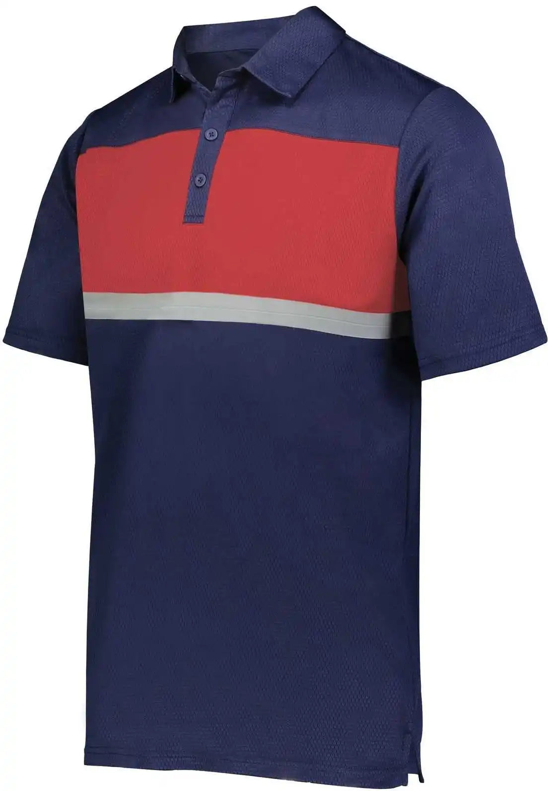 Holloway 222576 Prism Bold Polo Navy Scarlet