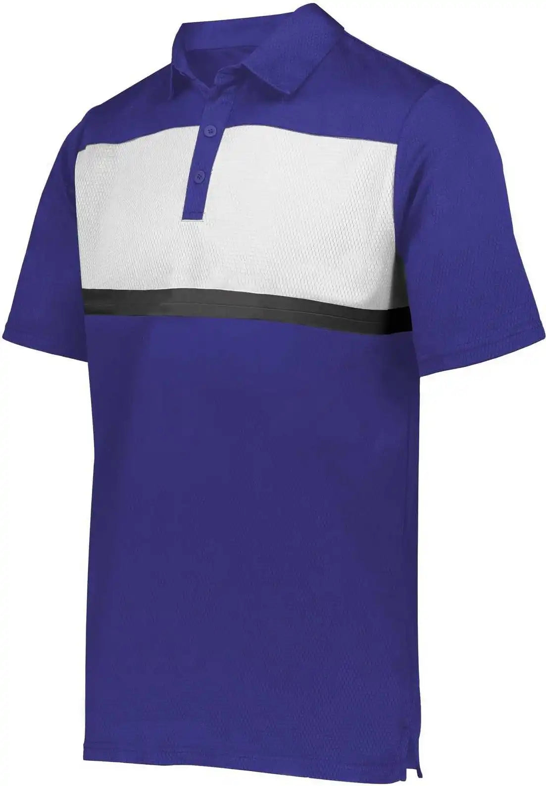 Holloway 222576 Prism Bold Polo Purple White