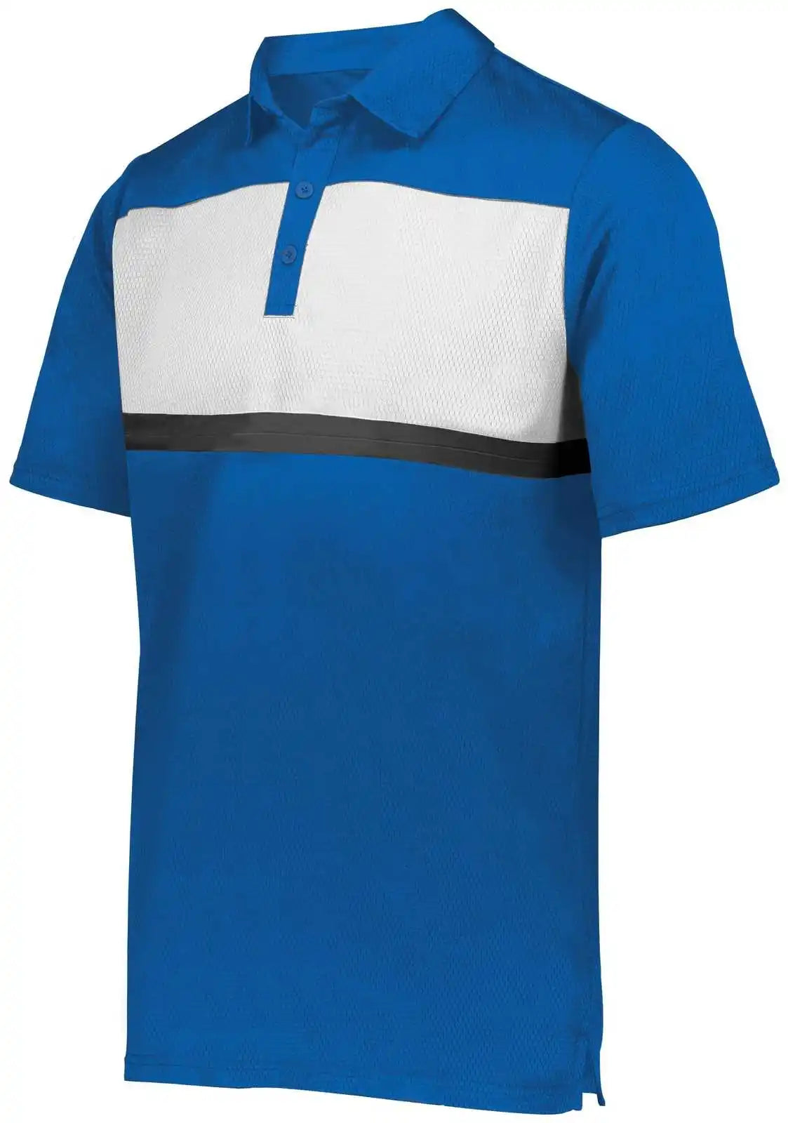Holloway 222576 Prism Bold Polo Royal White