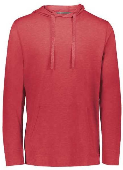 Holloway 222577 Repreve Eco Hooded Sweatshirt - Scarlet Heather