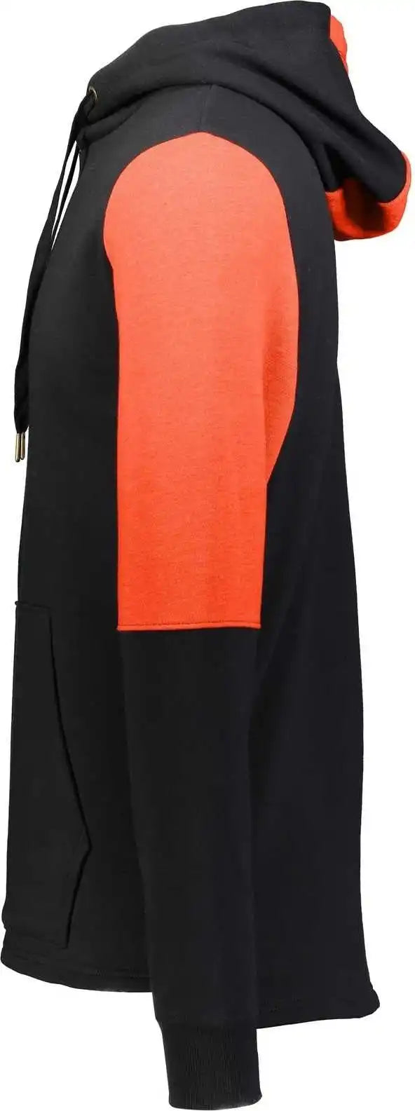 Holloway 222581 Ivy League Team Hoodie - Black Orange Heather