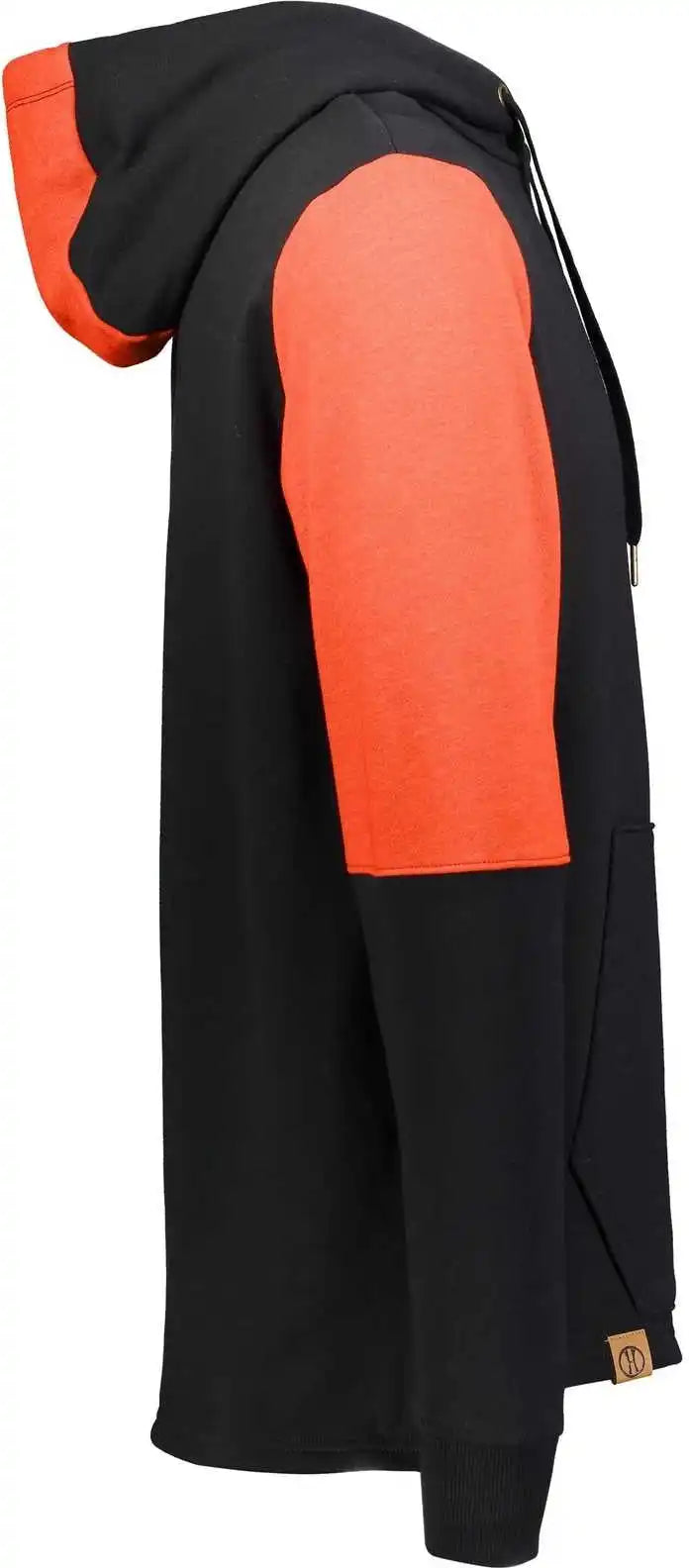 Holloway 222581 Ivy League Team Hoodie - Black Orange Heather