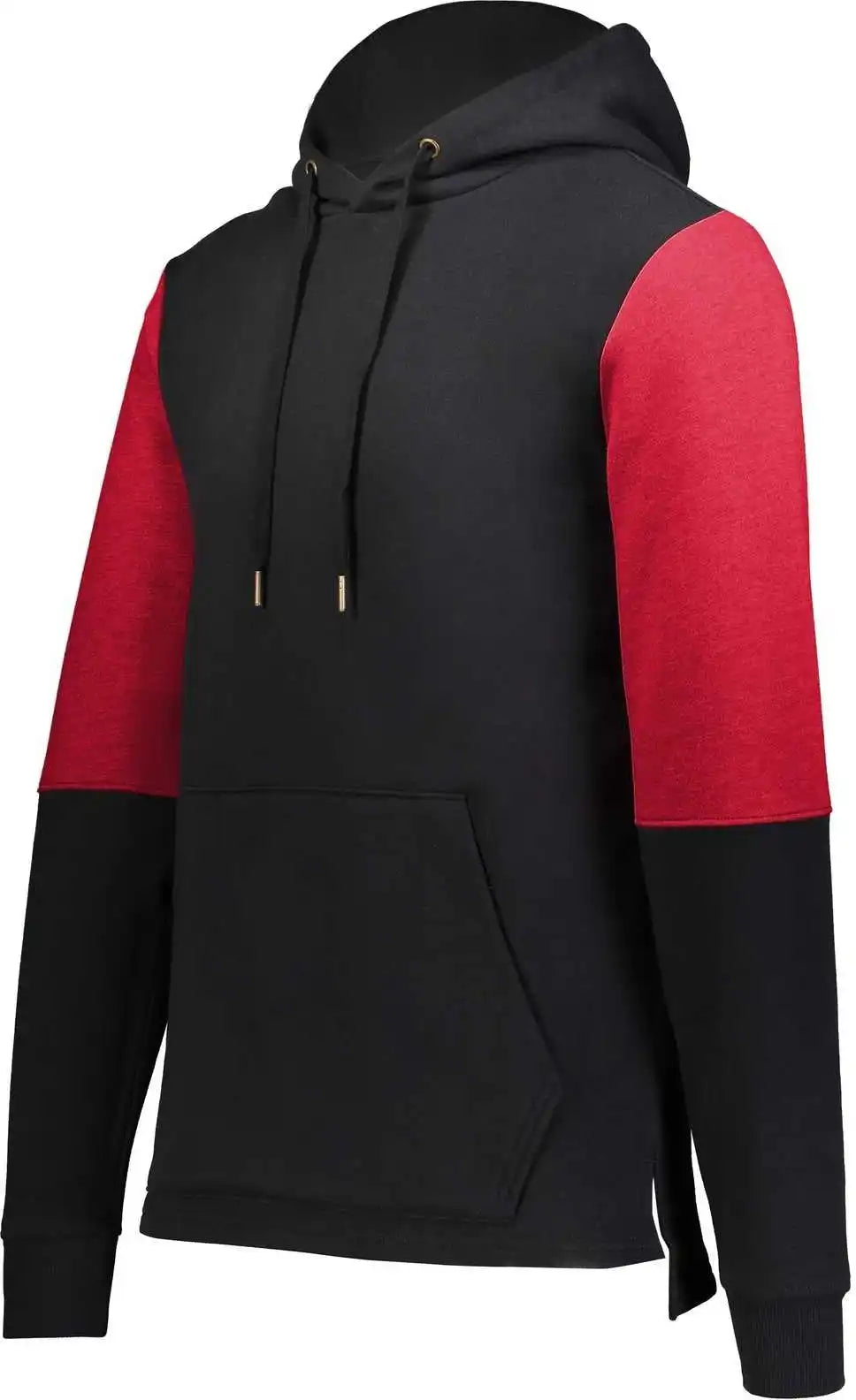 Holloway 222581 Ivy League Team Hoodie Black Scarlet Heather