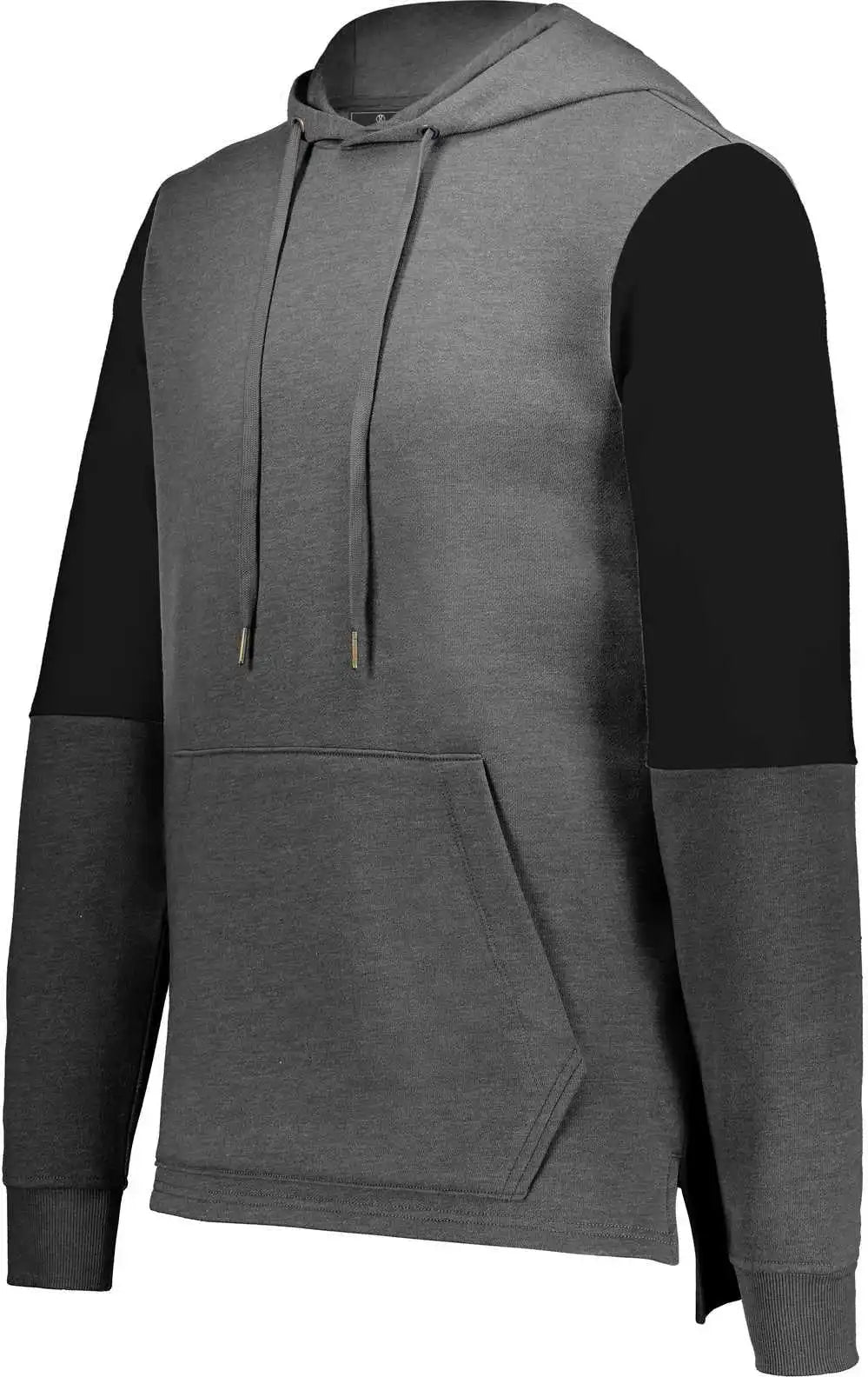 Holloway 222581 Ivy League Team Hoodie Carbon Heather Black