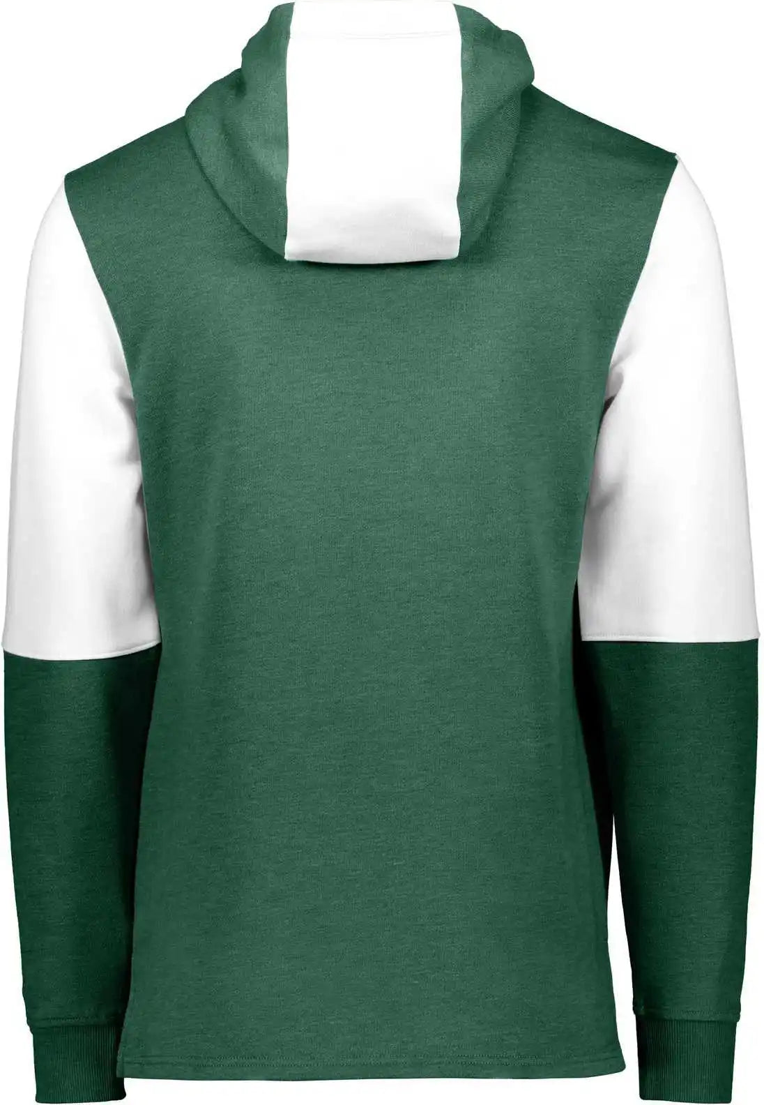 Holloway 222581 Ivy League Team Hoodie Dark Green Heather White