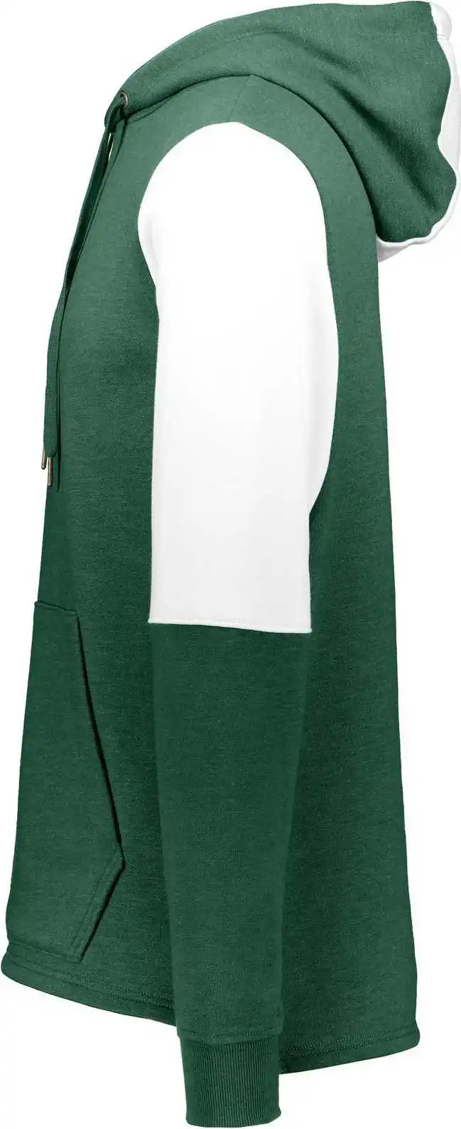 Holloway 222581 Ivy League Team Hoodie Dark Green Heather White