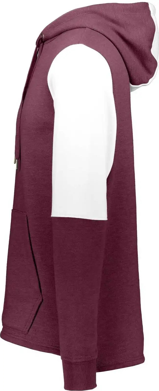 Holloway 222581 Ivy League Team Hoodie Maroon Heather White