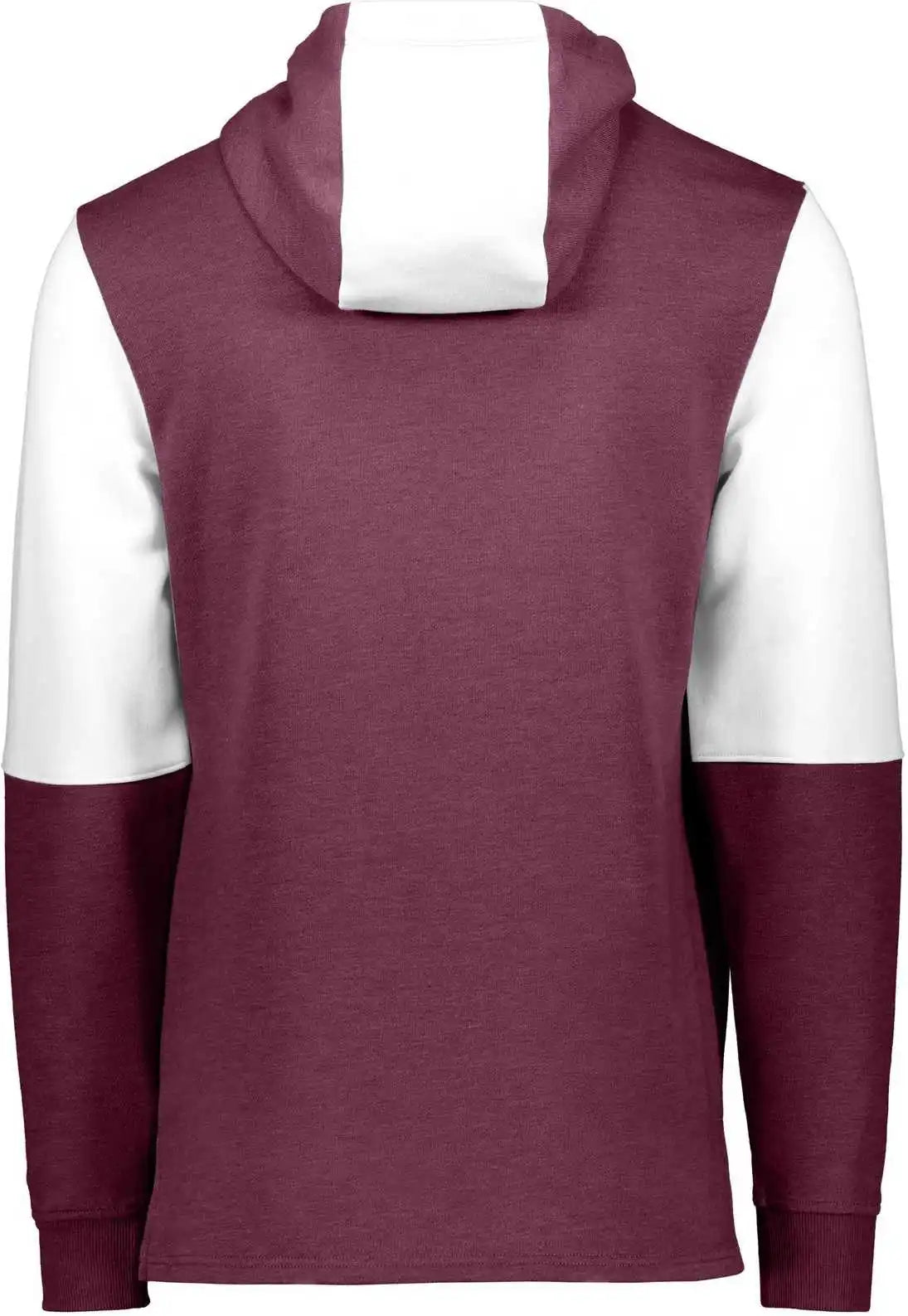 Holloway 222581 Ivy League Team Hoodie Maroon Heather White