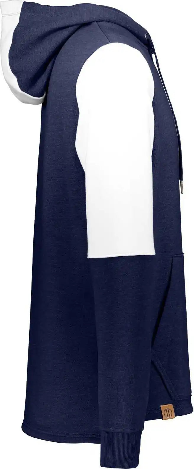 Holloway 222581 Ivy League Team Hoodie - Navy Heather White