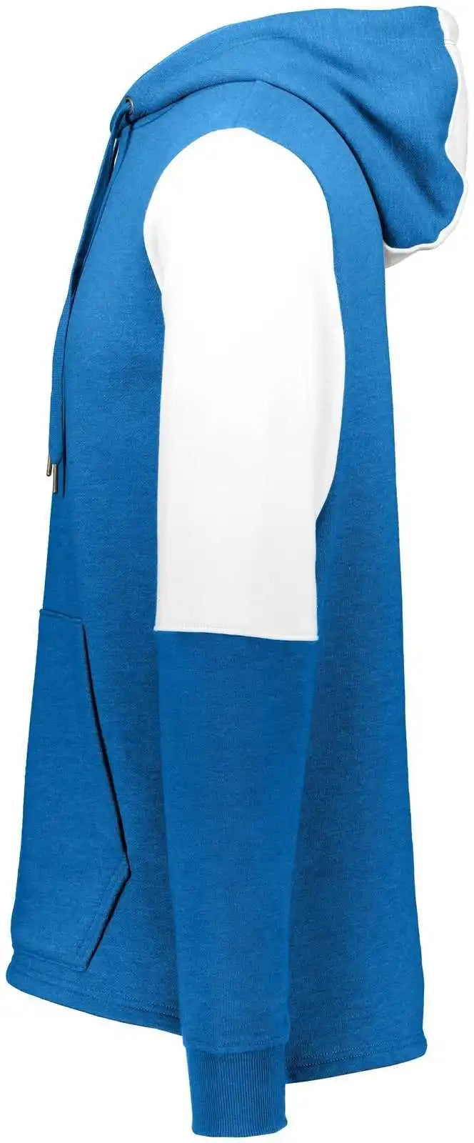 Holloway 222581 Ivy League Team Hoodie Royal Heather White