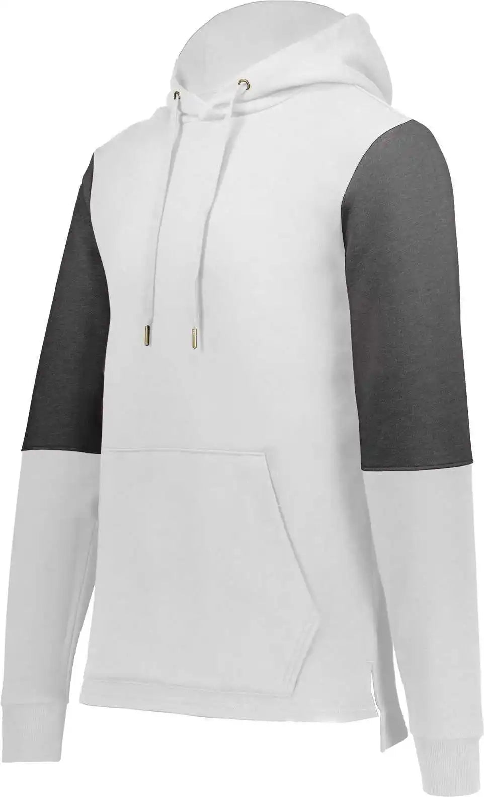 Holloway 222581 Ivy League Team Hoodie - White Carbon Heather