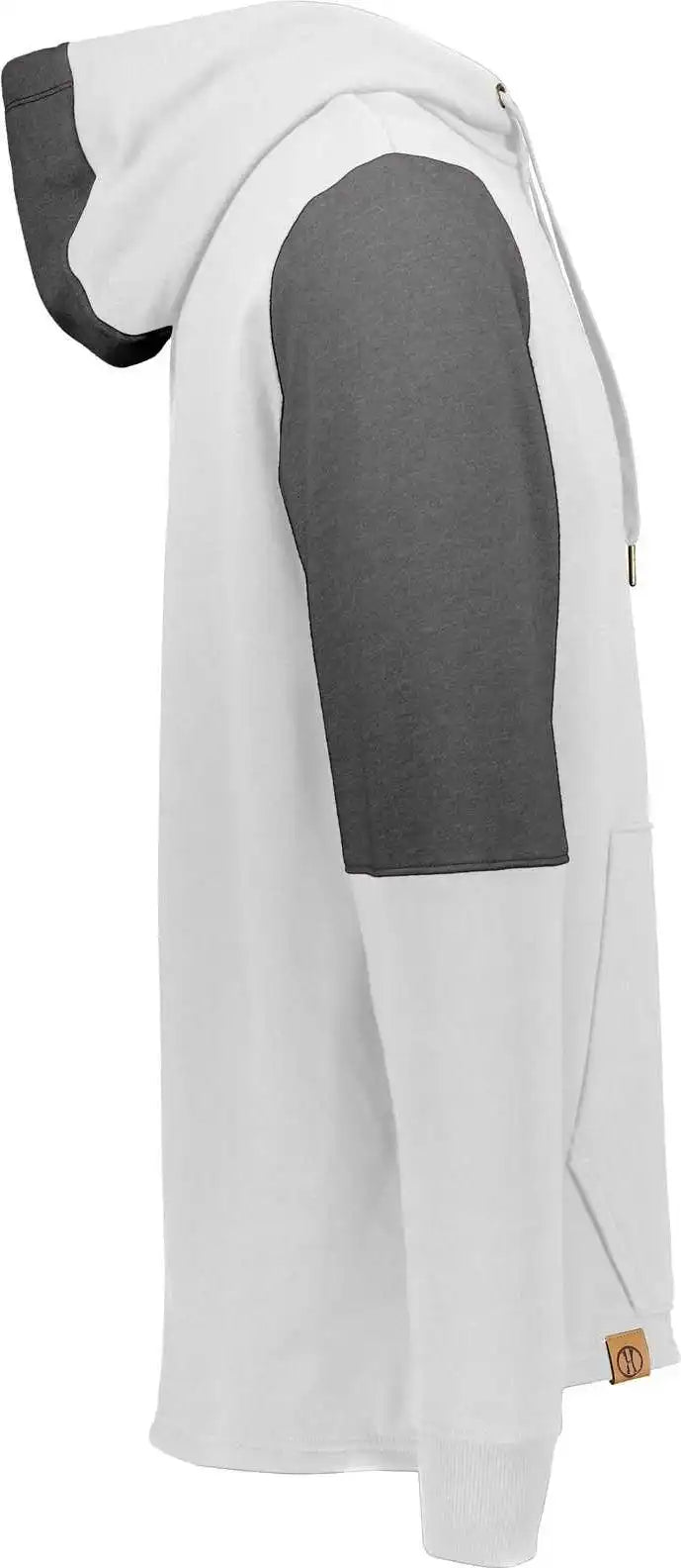 Holloway 222581 Ivy League Team Hoodie - White Carbon Heather