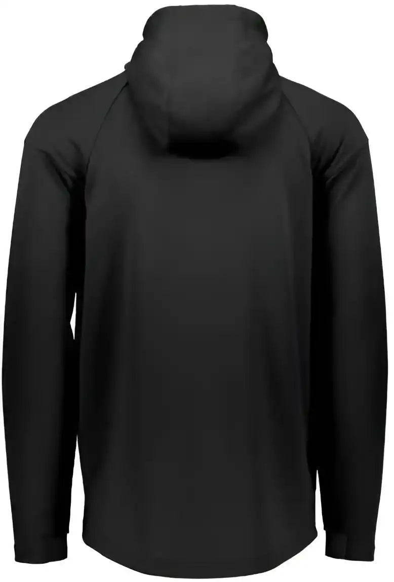 Holloway 222584 Limitless Quarter-zip Hooded Pullover - Black
