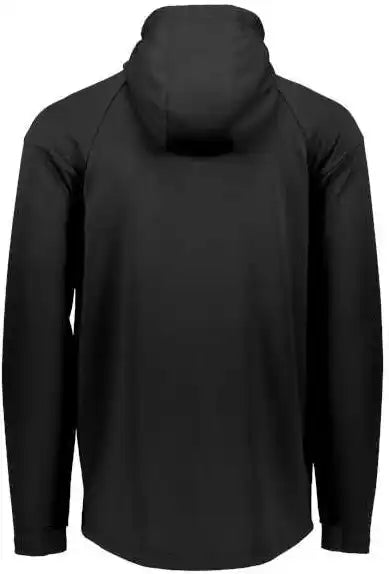 Holloway 222584 Limitless Quarter Zip Hooded Pullover Black