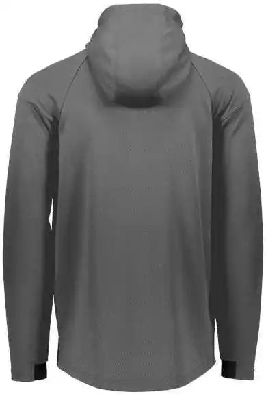 Holloway 222584 Limitless Quarter-zip Hooded Pullover - Carbon
