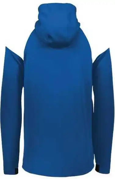 Holloway 222584 Limitless Quarter-zip Hooded Pullover - Royal White