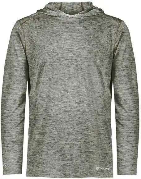 Holloway 222589 Electrify Coolcore Hooded Pullover - Olive Heather