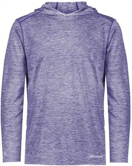 Holloway 222589 Electrify Coolcore Hooded Pullover - Purple Heather