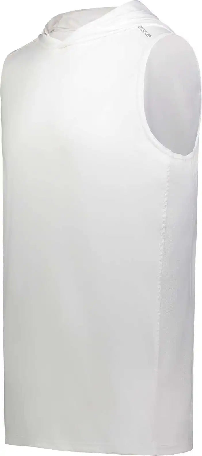 Holloway 222590 Coolcore Sleeveless Hoodie - White