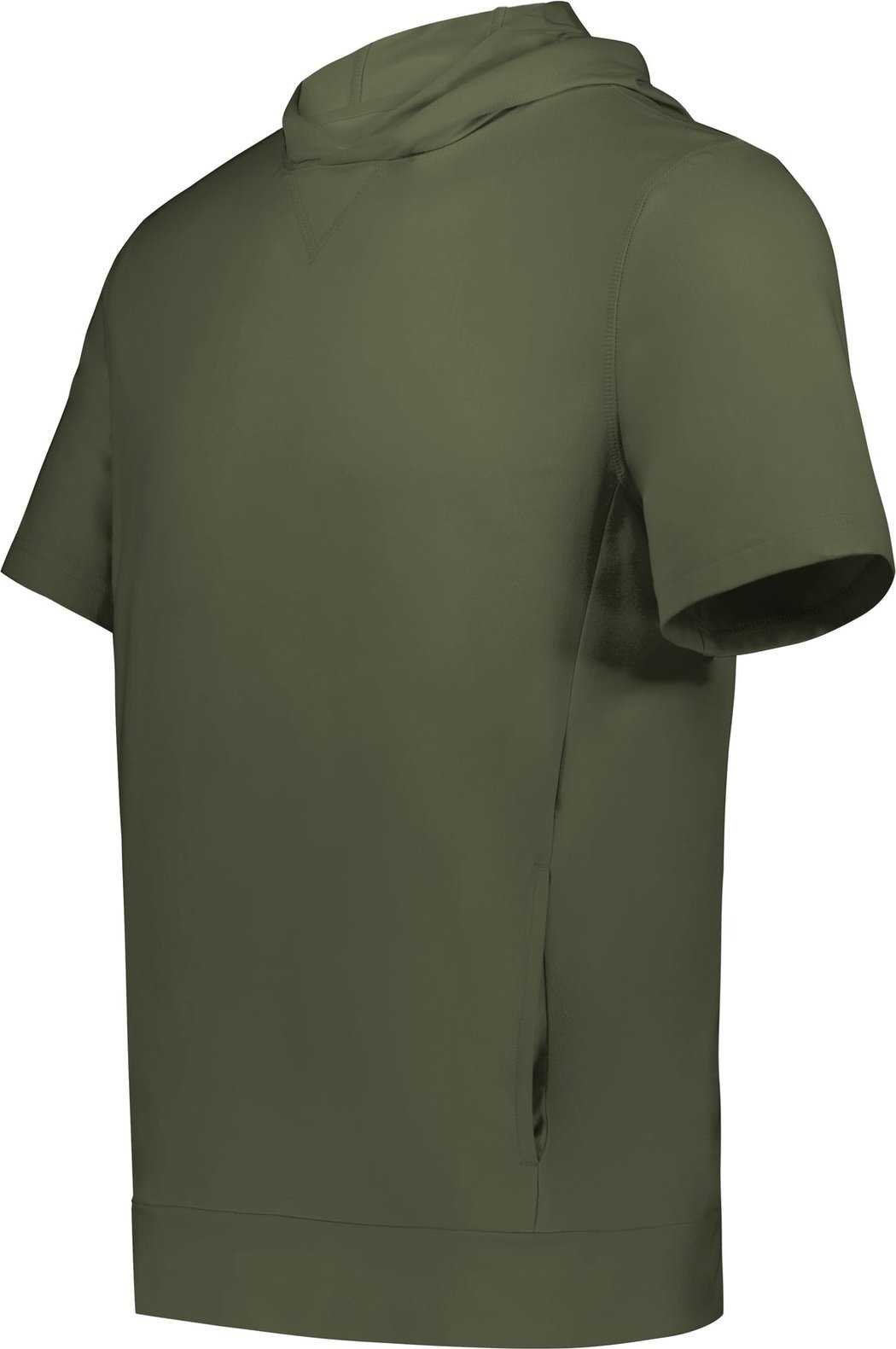 Holloway 222605 Youth Ventura Soft Knit Short Sleeve Hoodie - Olive