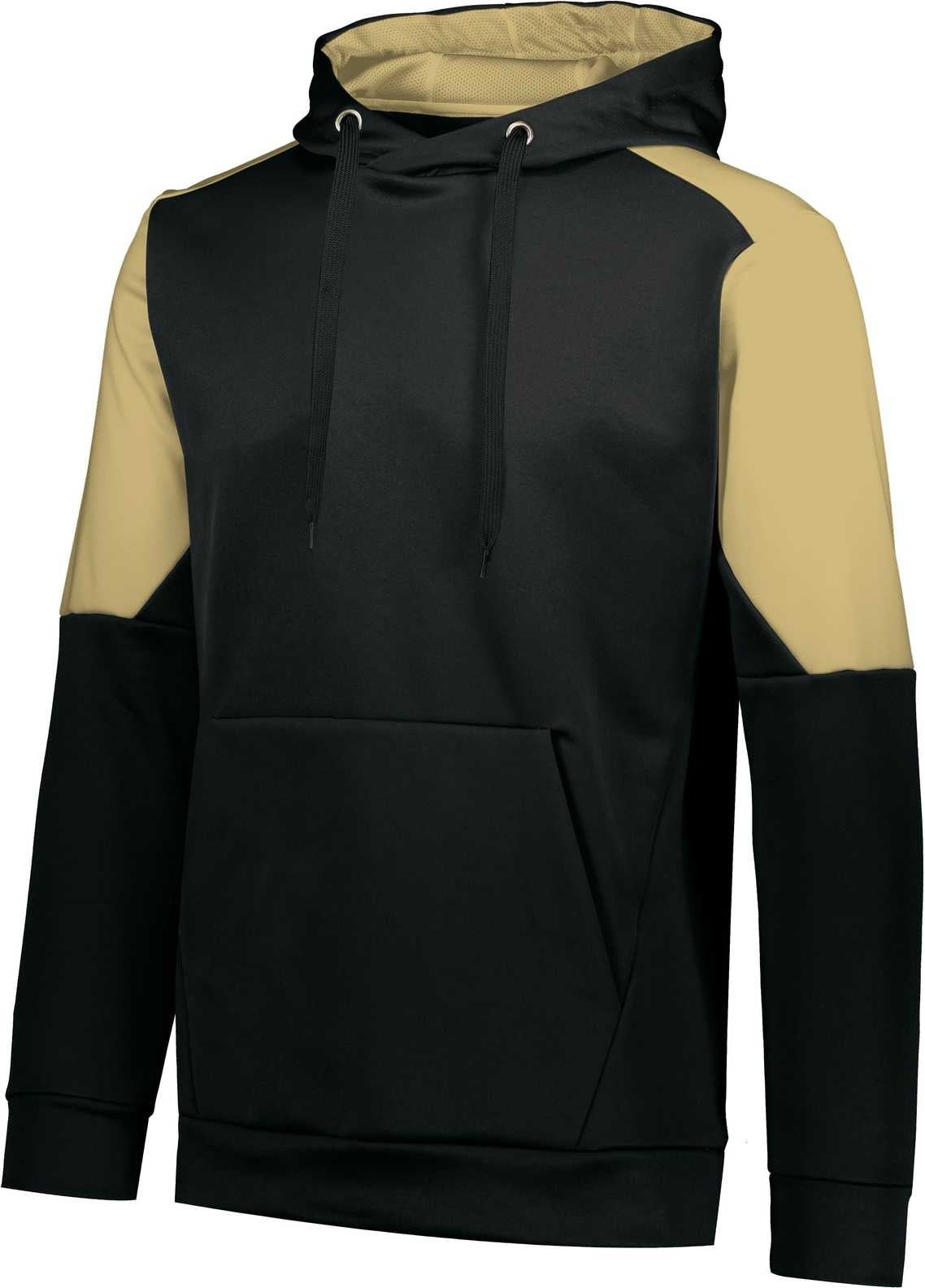 Holloway 222640 Youth Blue Chip Hoodie - Black Vegas Gold