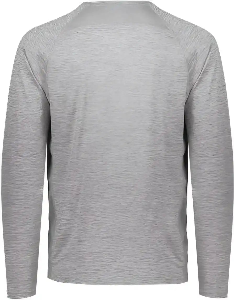 Holloway 222670 Youth Electrify Coolcore Long Sleeve T-shirt - Athletic Gray Heather