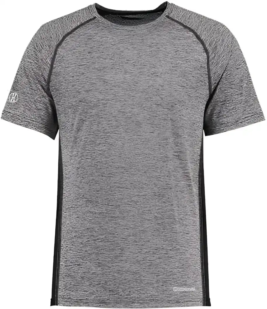Holloway 222671 Youth Electrify Coolcore t Shirt Black Heather